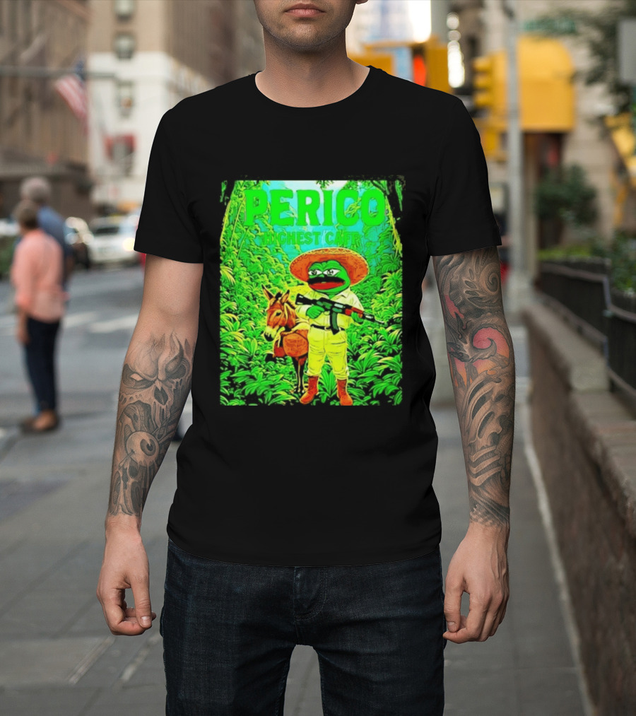 Perico Highest Caff Jungle Donkey Explorer T-Shirt