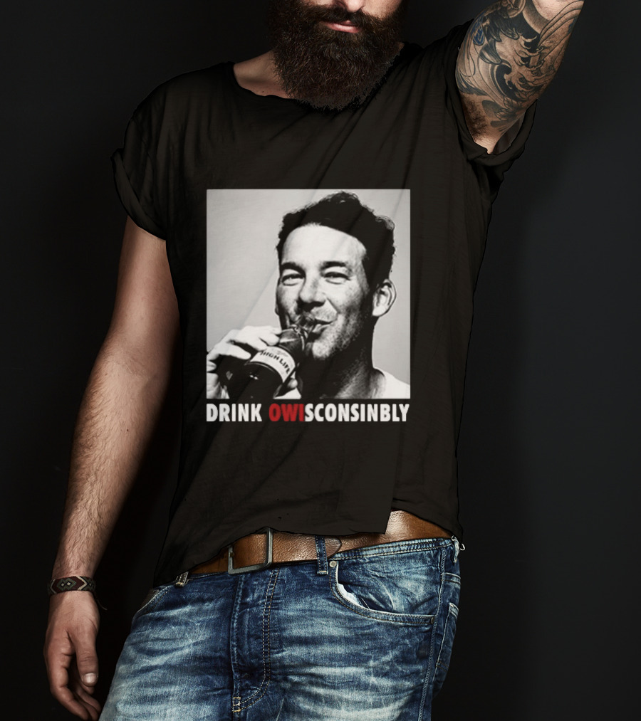 Tony Romo Drink OWIsconsinbly High Life T-Shirt