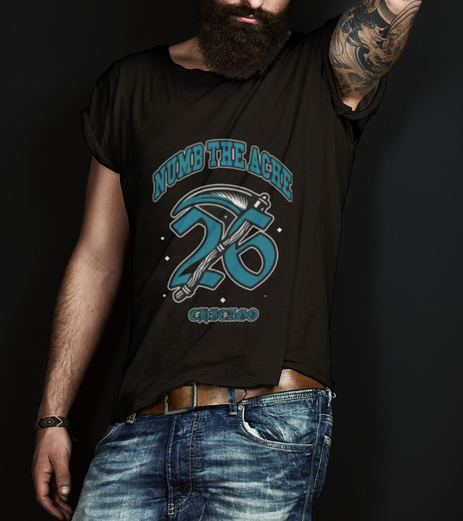 Vctms Store Numb The Ache 26 Chicago Basketball Jersey T-Shirt