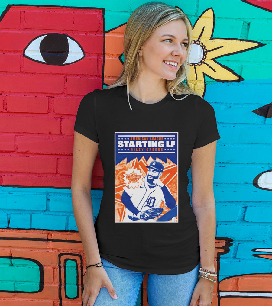 American League Starting LF Riley Greene 2024 All Star Game T-Shirt