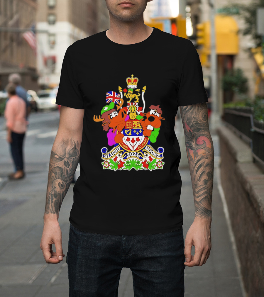 Slushy Noobz 2026 Coat Of Arms A Mari Ad Mare Martin Hamzah T-Shirt