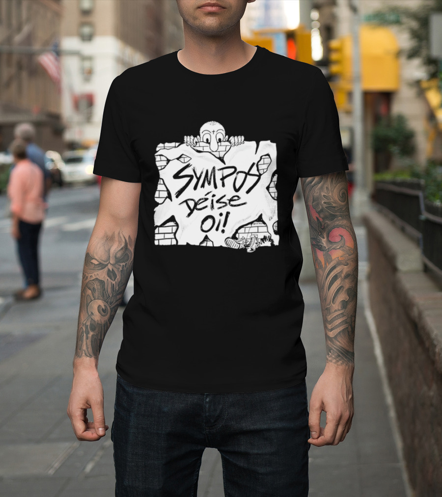 Sympos Deise Oi Skinhead Brick Wall Punk T-Shirt