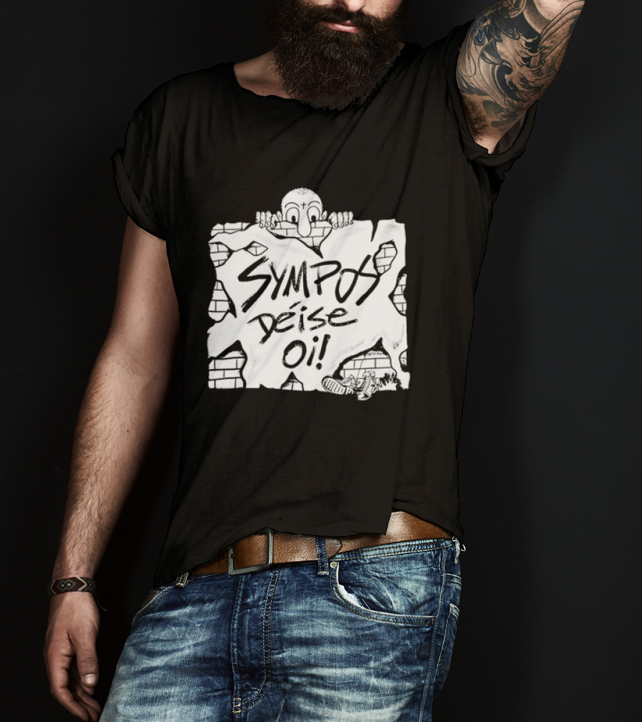Sympos Deise Oi Skinhead Brick Wall Punk T-Shirt