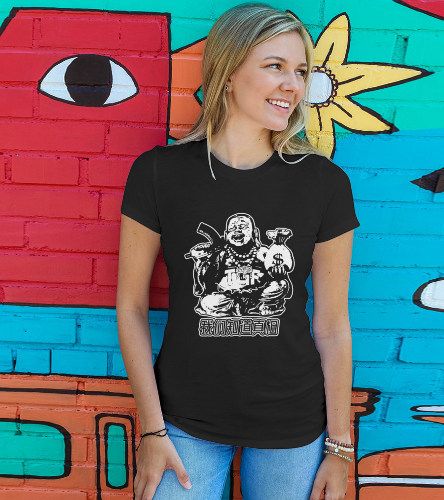 TGF Buddha With Money Bag And Rifle Streetwear T-Shirt