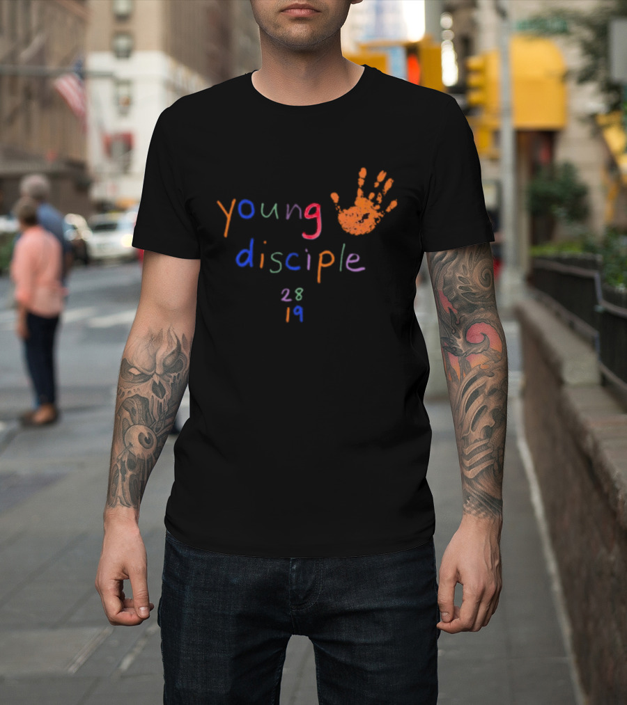 Young Disciple 2819 Handprint Colorful T-Shirt