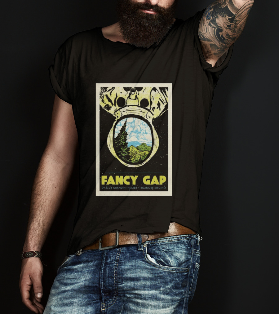 Fancy Gap 09 17 26 Grandin Theater Roanoke Virginia T-Shirt