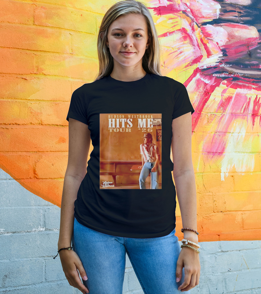 Hudson Westbrook Hits Me Tour '26 Retro Americana T-Shirt