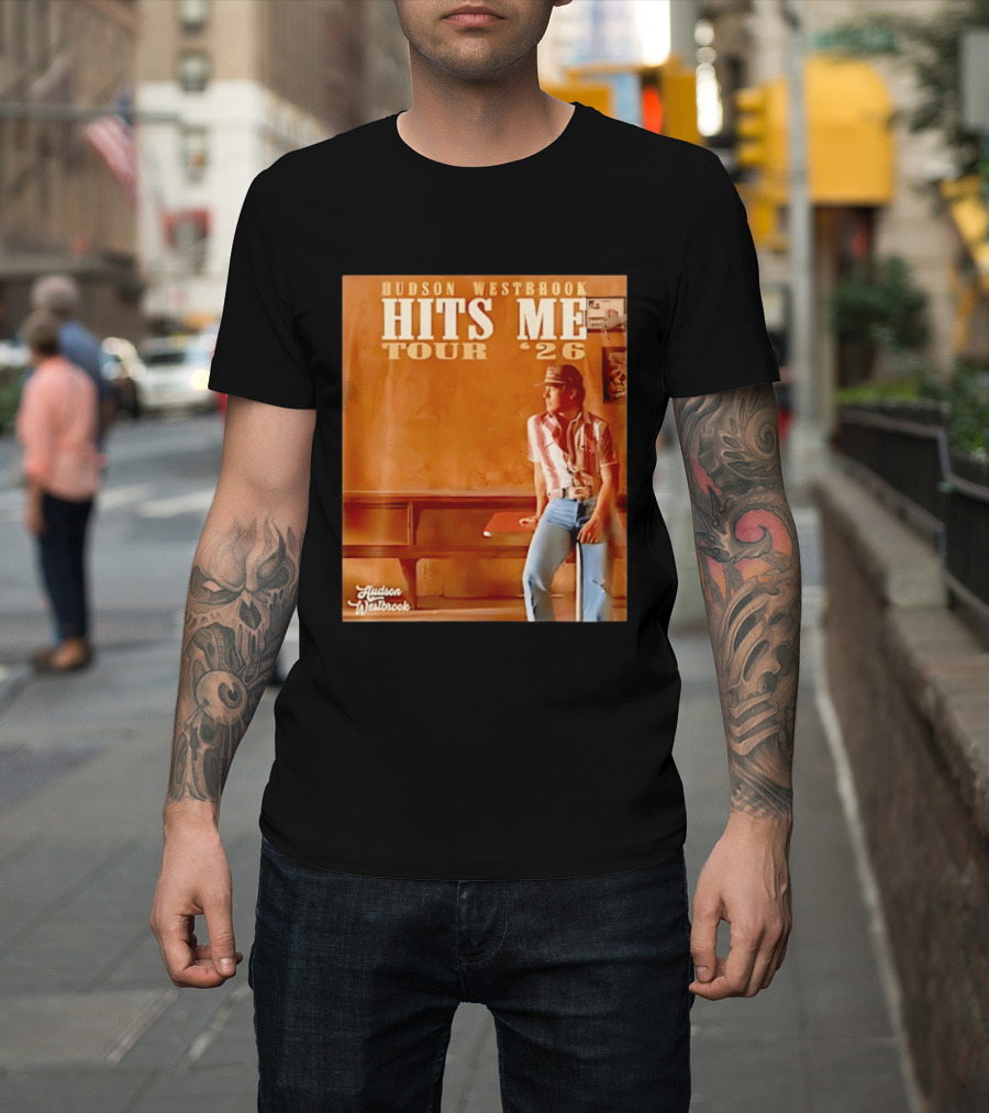 Hudson Westbrook Hits Me Tour '26 Retro Americana T-Shirt