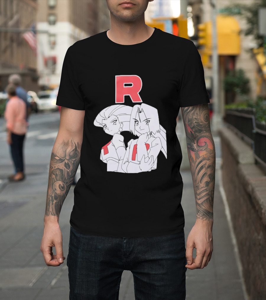 Jessie James Team Rocket R POKEMON Characters T-Shirt