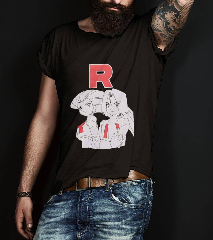 Jessie James Team Rocket R POKEMON Characters T-Shirt