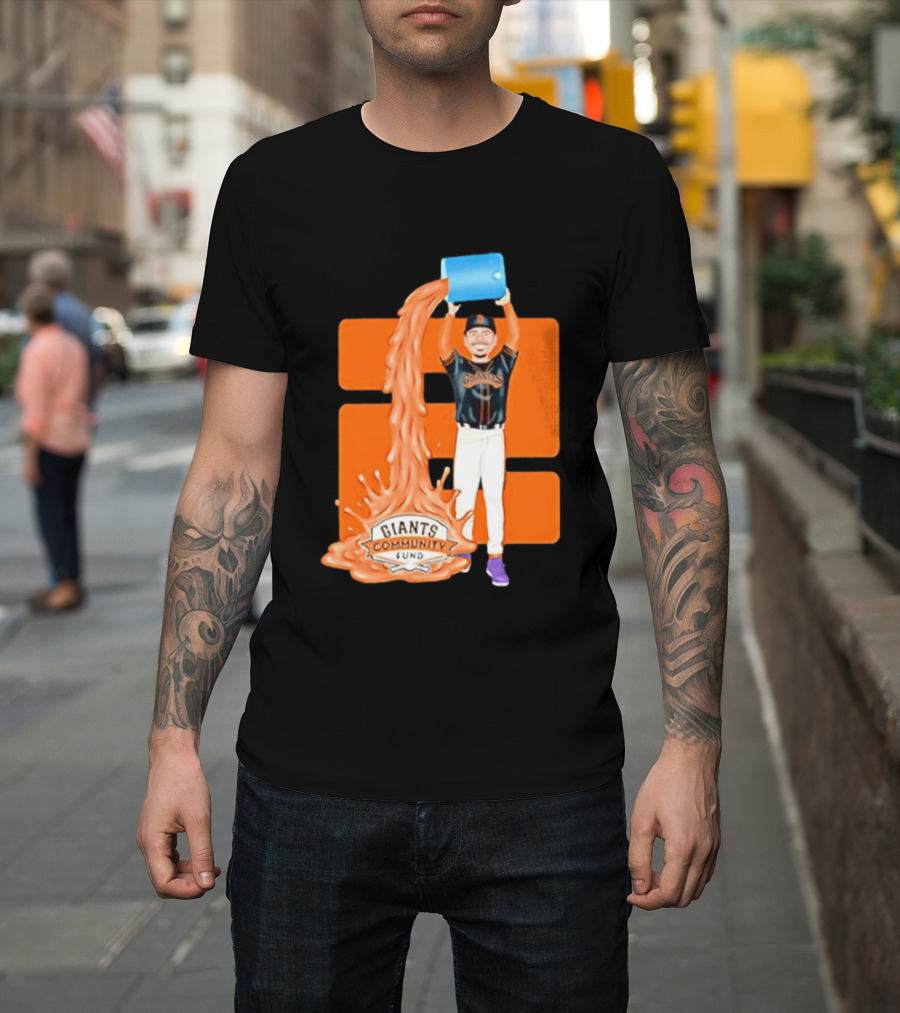 San Francisco Giants Community Fund Logan Webb Splash T-Shirt