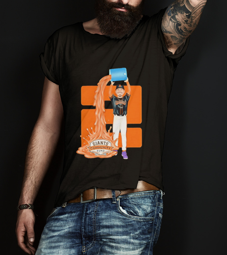 San Francisco Giants Community Fund Logan Webb Splash T-Shirt