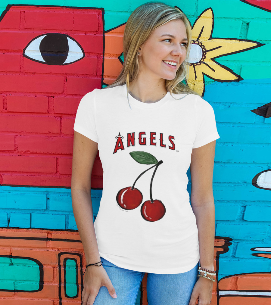 Los Angeles Angels Tiny Turnip MLB Cherries T-Shirt