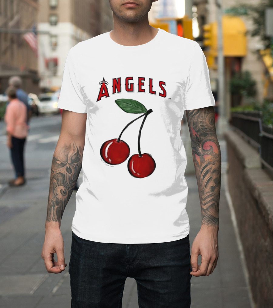 Los Angeles Angels Tiny Turnip MLB Cherries T-Shirt