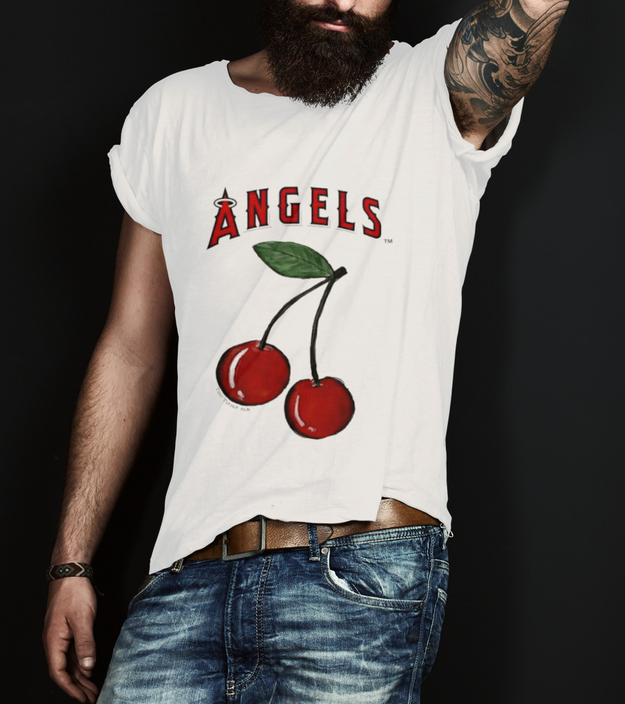 Los Angeles Angels Tiny Turnip MLB Cherries T-Shirt