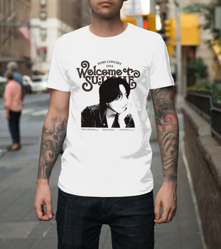 SUHO Concert 2024 Welcome To Su Home Tokyo Osaka Aichi Tour T-Shirt