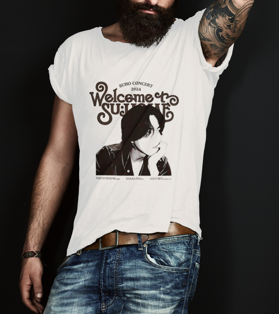 SUHO Concert 2024 Welcome To Su Home Tokyo Osaka Aichi Tour T-Shirt