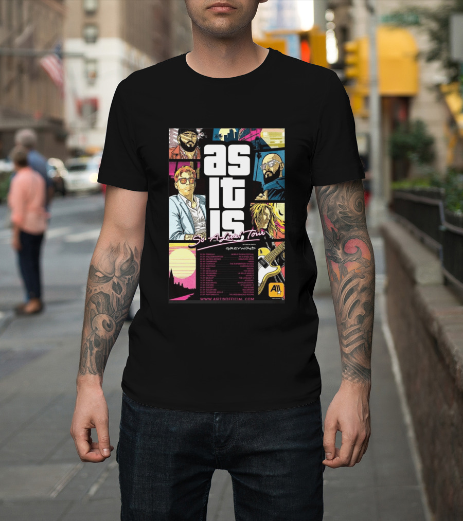 As It Is So Alive Tour UK Ireland 2026 Featuring Greywind T-Shirt