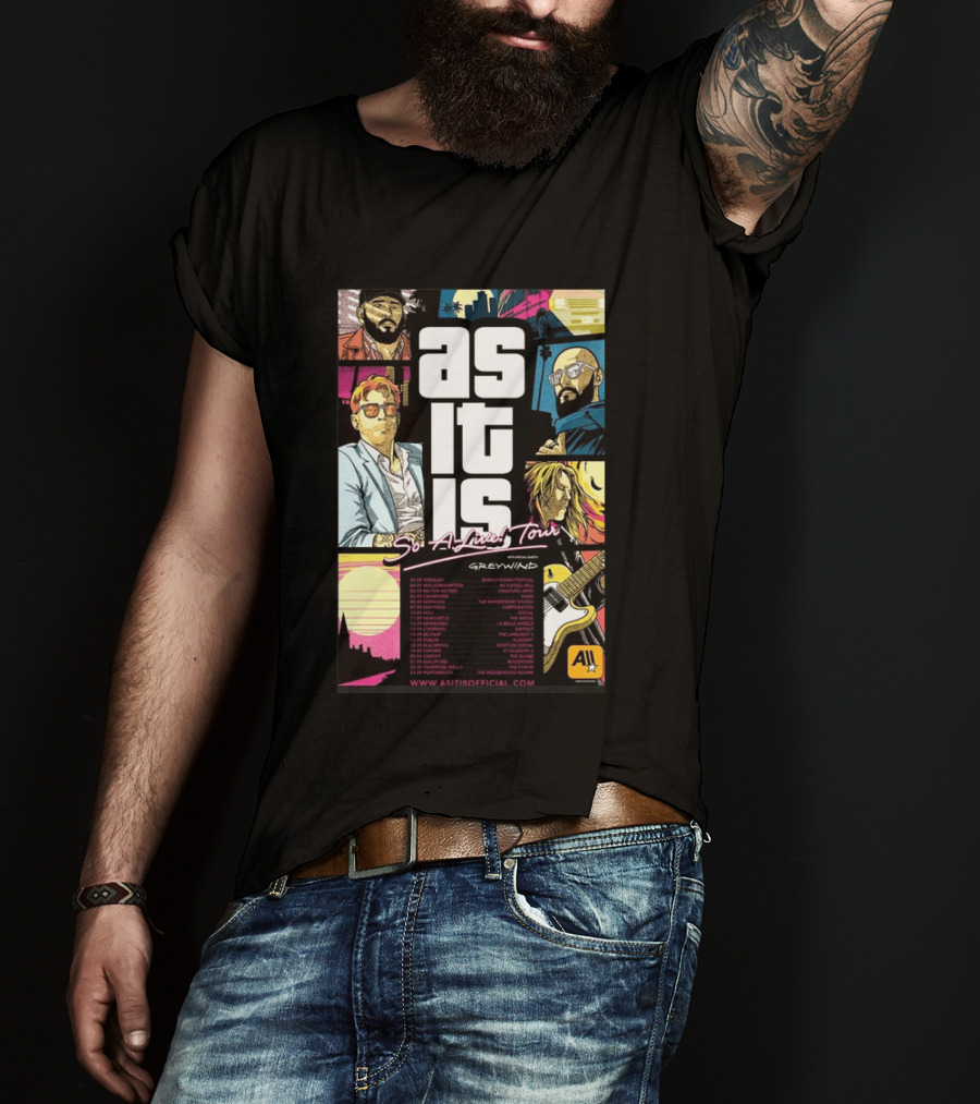 As It Is So Alive Tour UK Ireland 2026 Featuring Greywind T-Shirt