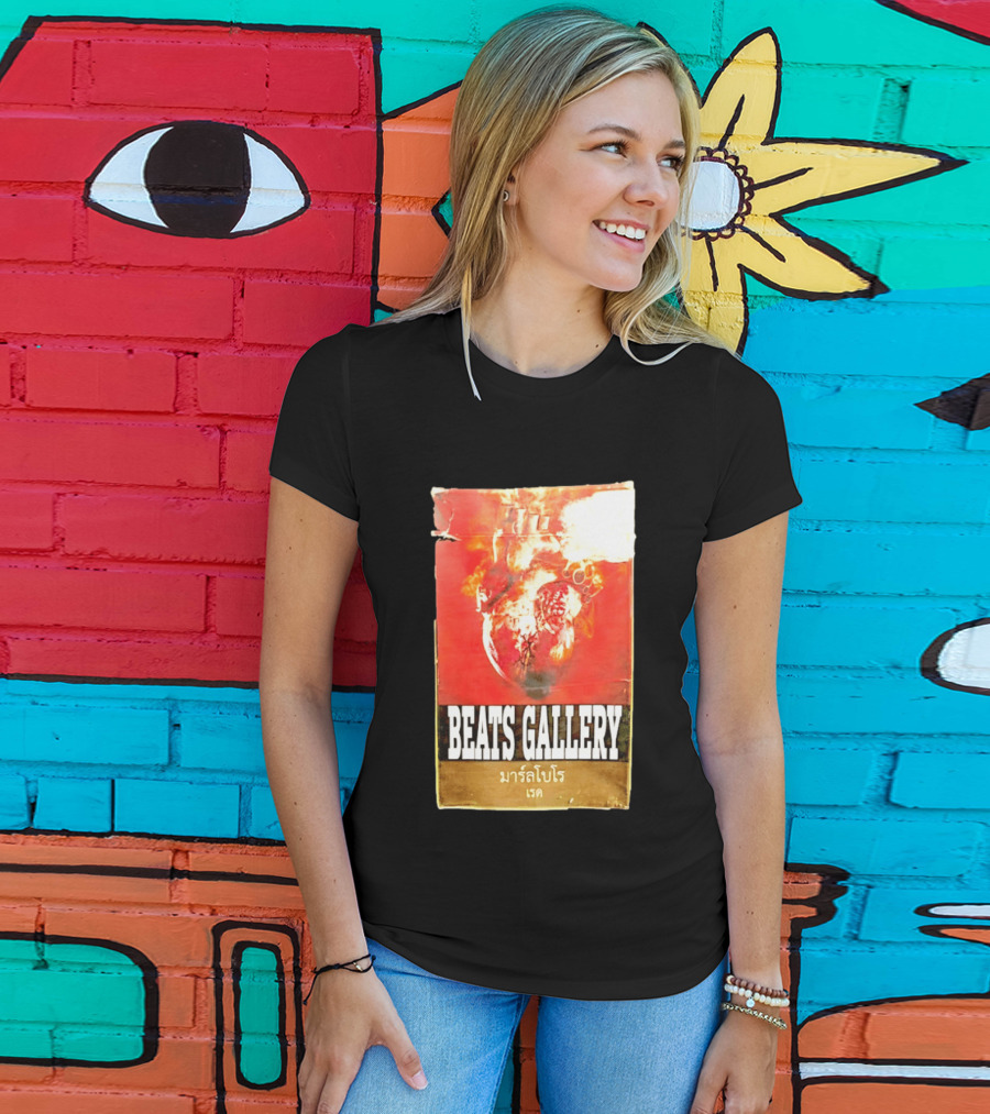 BEATS GALLERY Marlboro Red Anatomical Heart T-Shirt