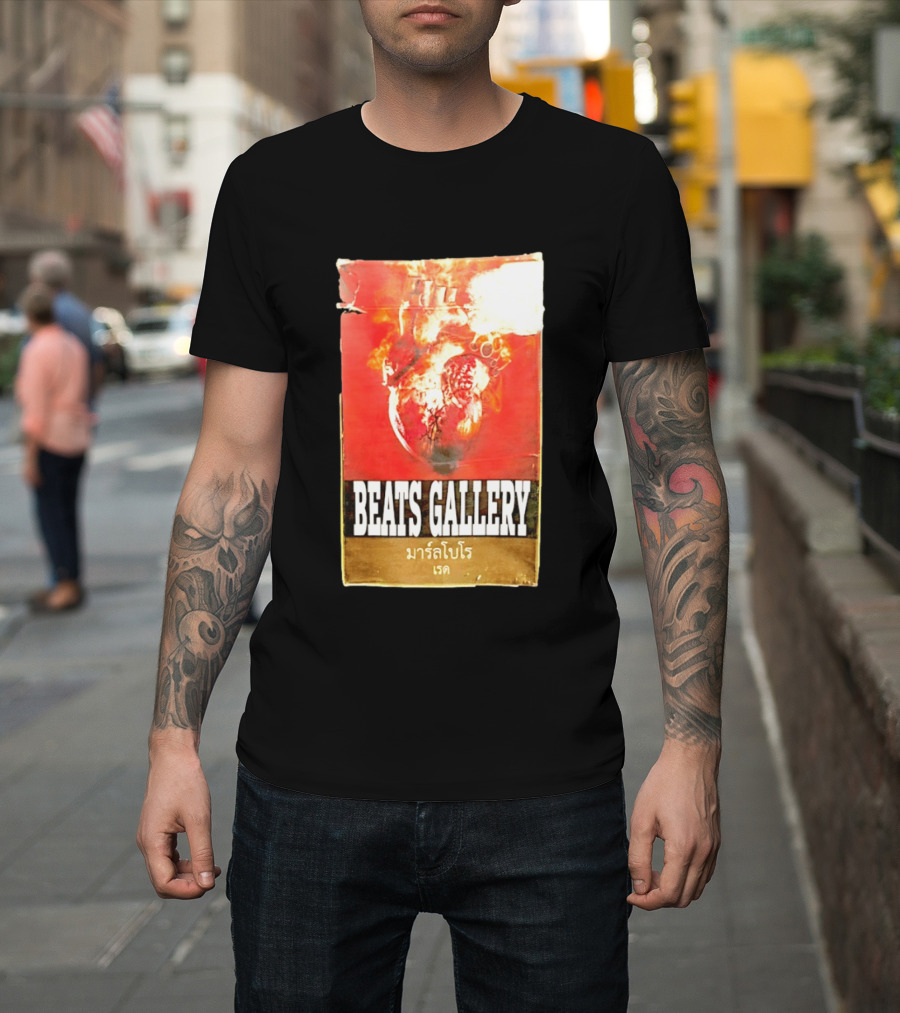 BEATS GALLERY Marlboro Red Anatomical Heart T-Shirt