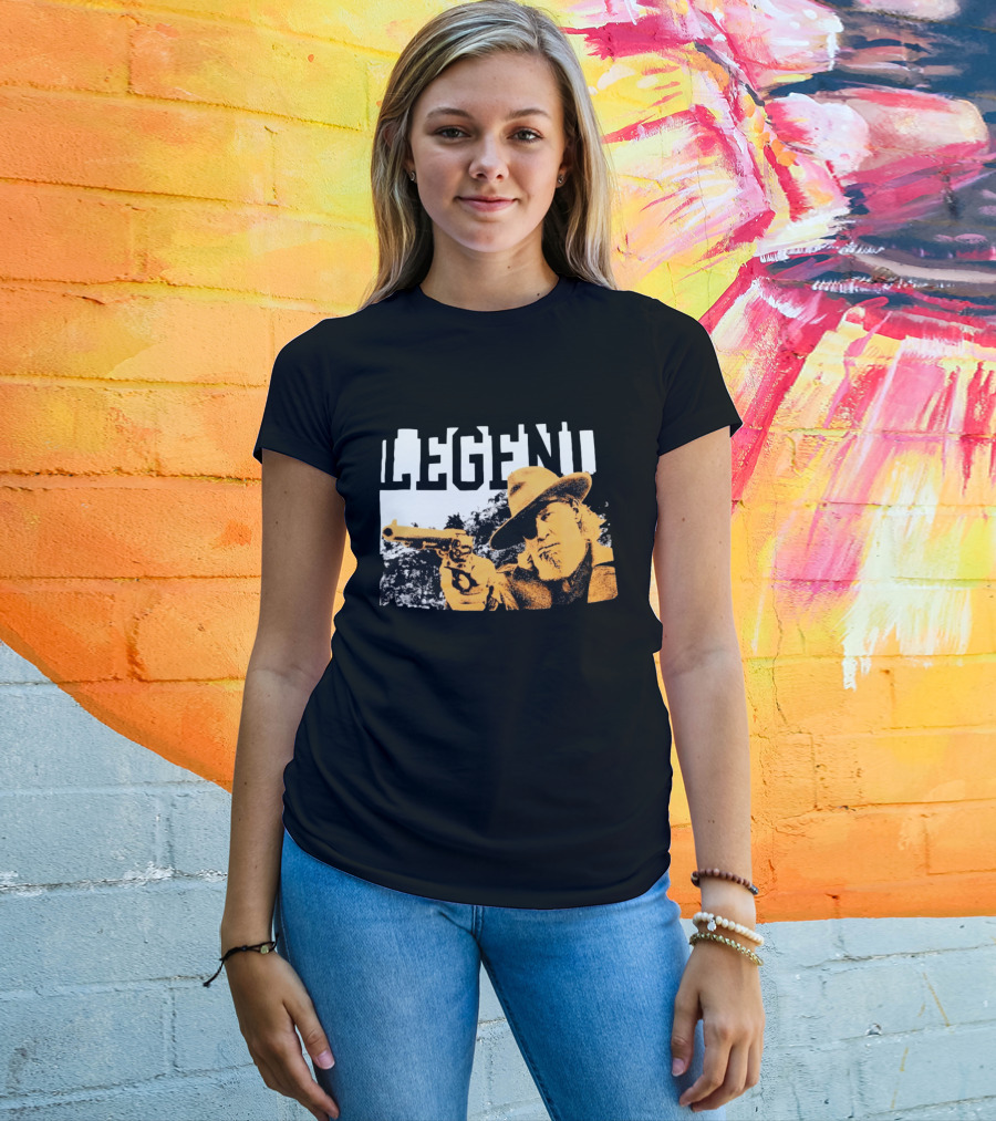 Legend Clint Eastwood Pointing Revolver T-Shirt