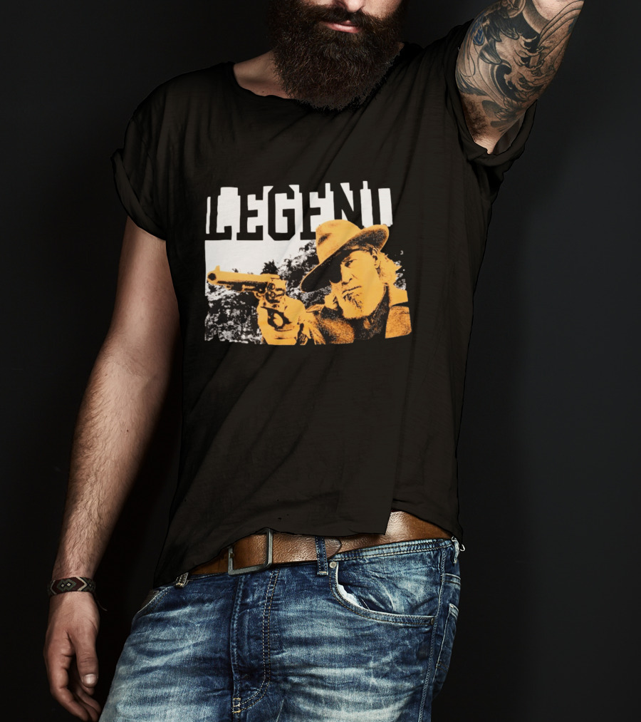 Legend Clint Eastwood Pointing Revolver T-Shirt