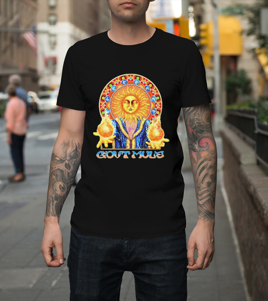 Gov't Mule Psychedelic Sunburst Summer Tour 2026 T-Shirt