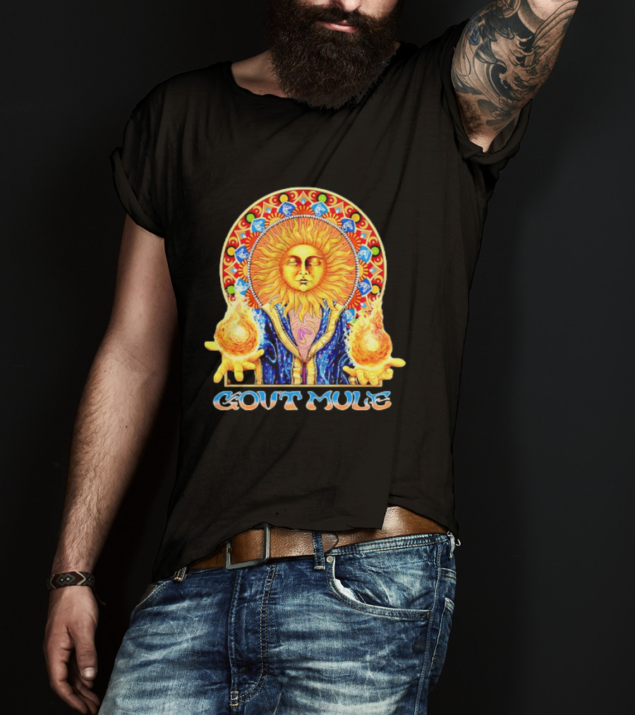 Gov't Mule Psychedelic Sunburst Summer Tour 2026 T-Shirt