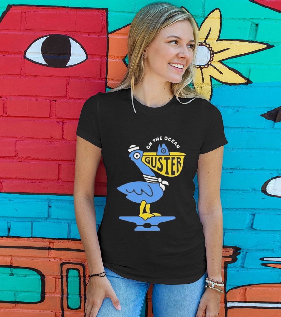 Pelican Guster On The Ocean Sailor Hat T-Shirt