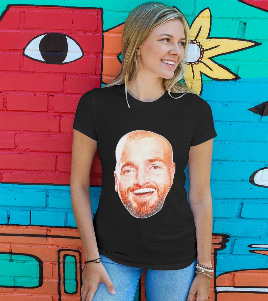 Post Malone Smiling Face Celebrity Image T-Shirt