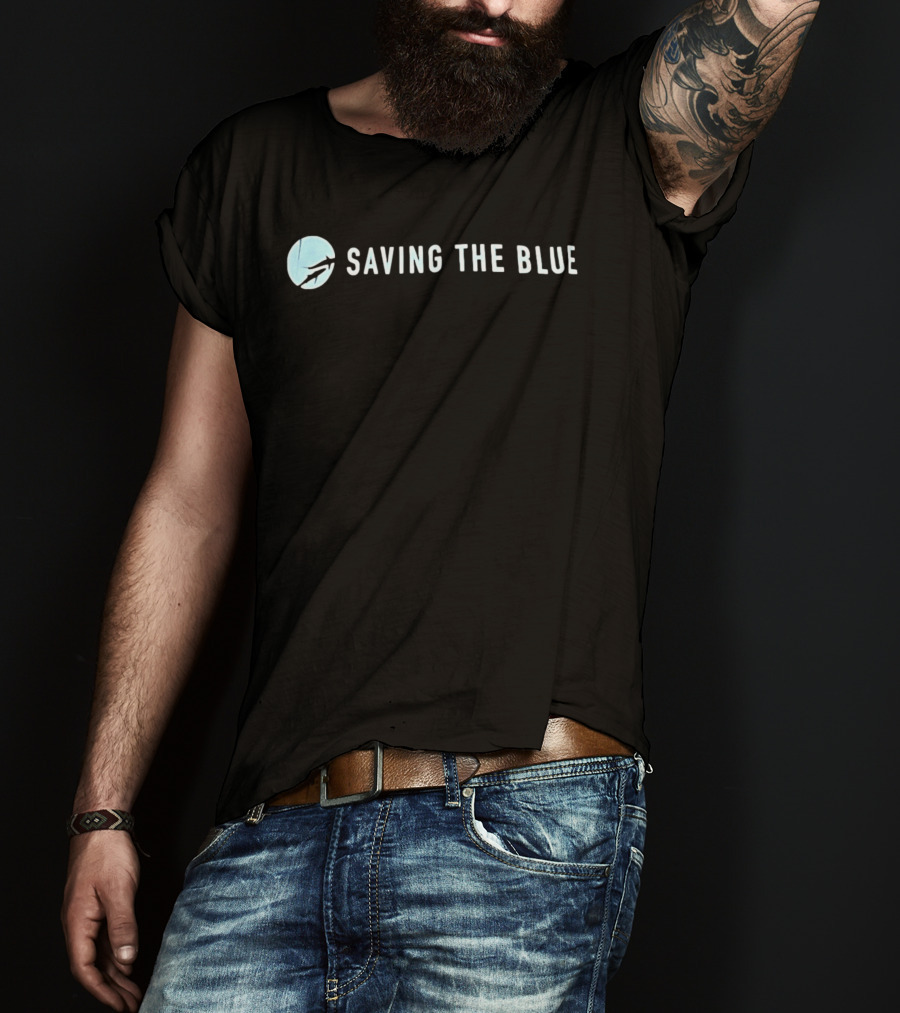 Saving The Blue Shark Conservation Marine Life T-Shirt