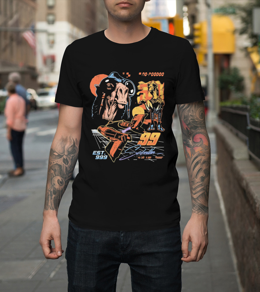 Sebulba No Poodoo Podracing Est 1999 Yo Can Ta Bantha Poodoo Racing Speed Pilot 99 T-Shirt