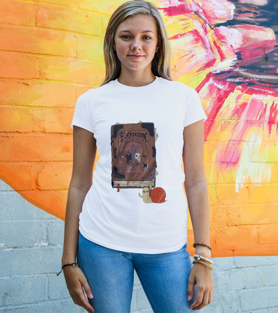 Adventure Time Enchiridion Snail Cartoon Network Book T-Shirt