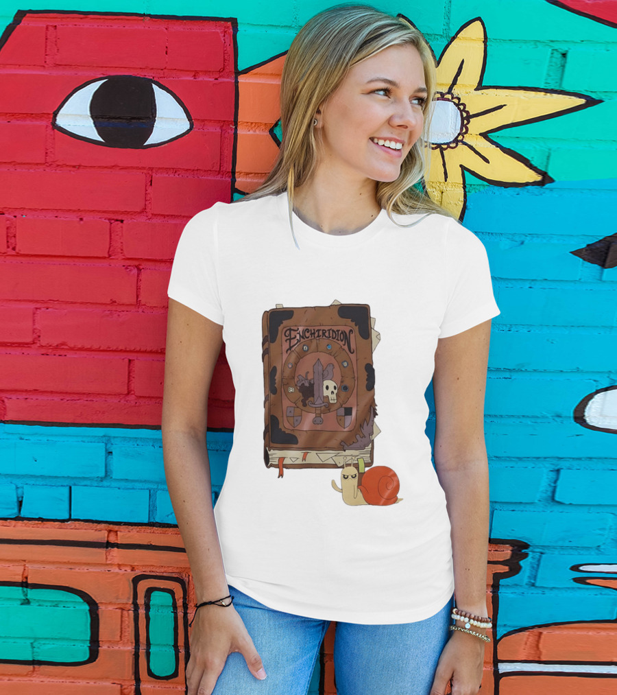 Adventure Time Enchiridion Snail Cartoon Network Book T-Shirt