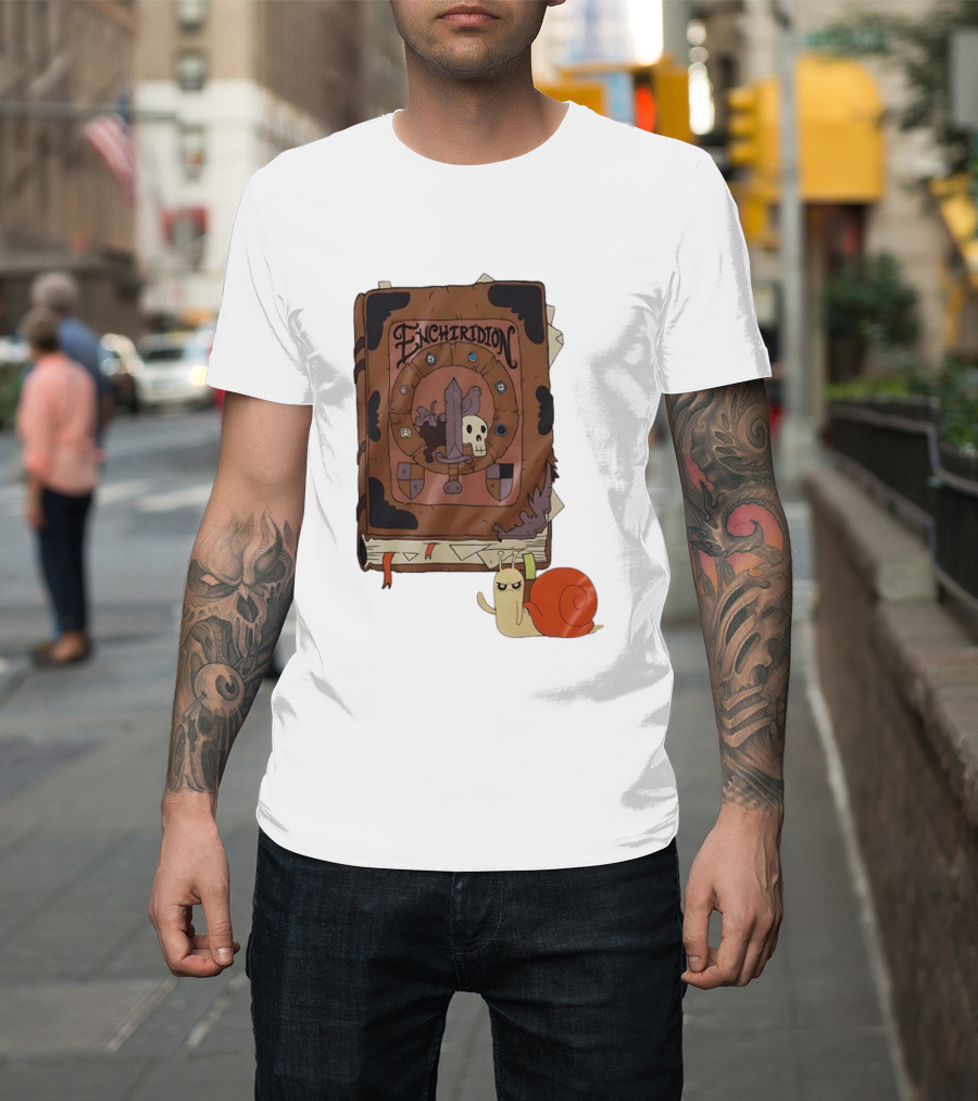 Adventure Time Enchiridion Snail Cartoon Network Book T-Shirt