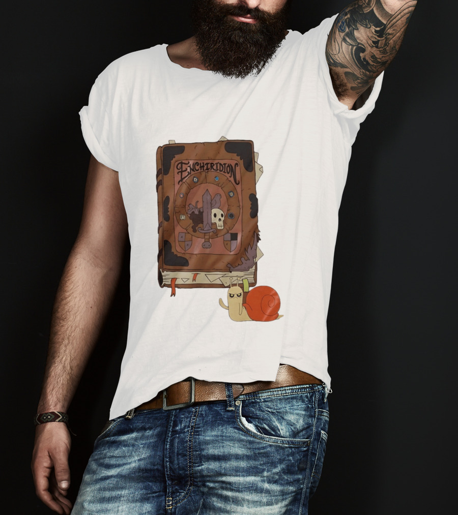 Adventure Time Enchiridion Snail Cartoon Network Book T-Shirt