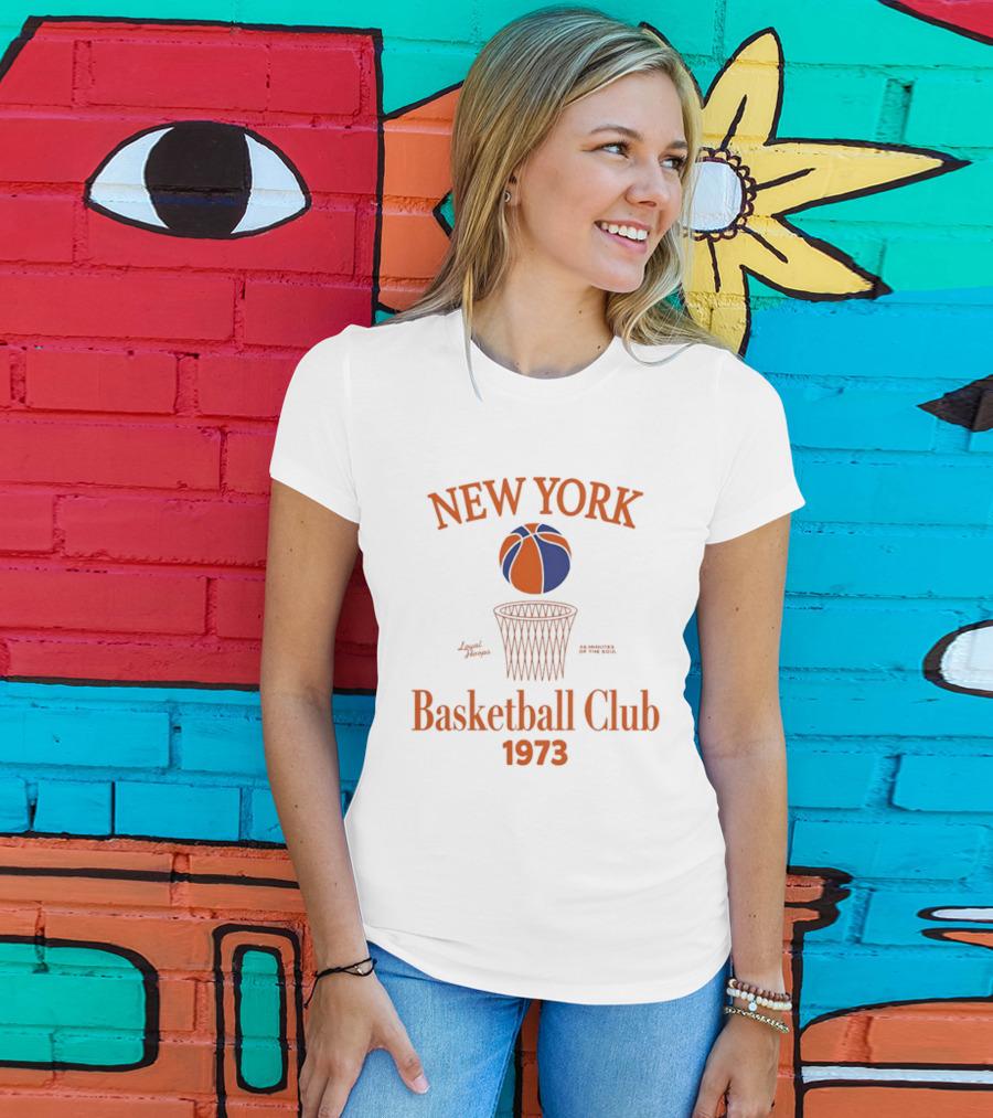 New York Basketball Club 1973 Loyal Hoops 48 Minutes Of The Soul T-Shirt