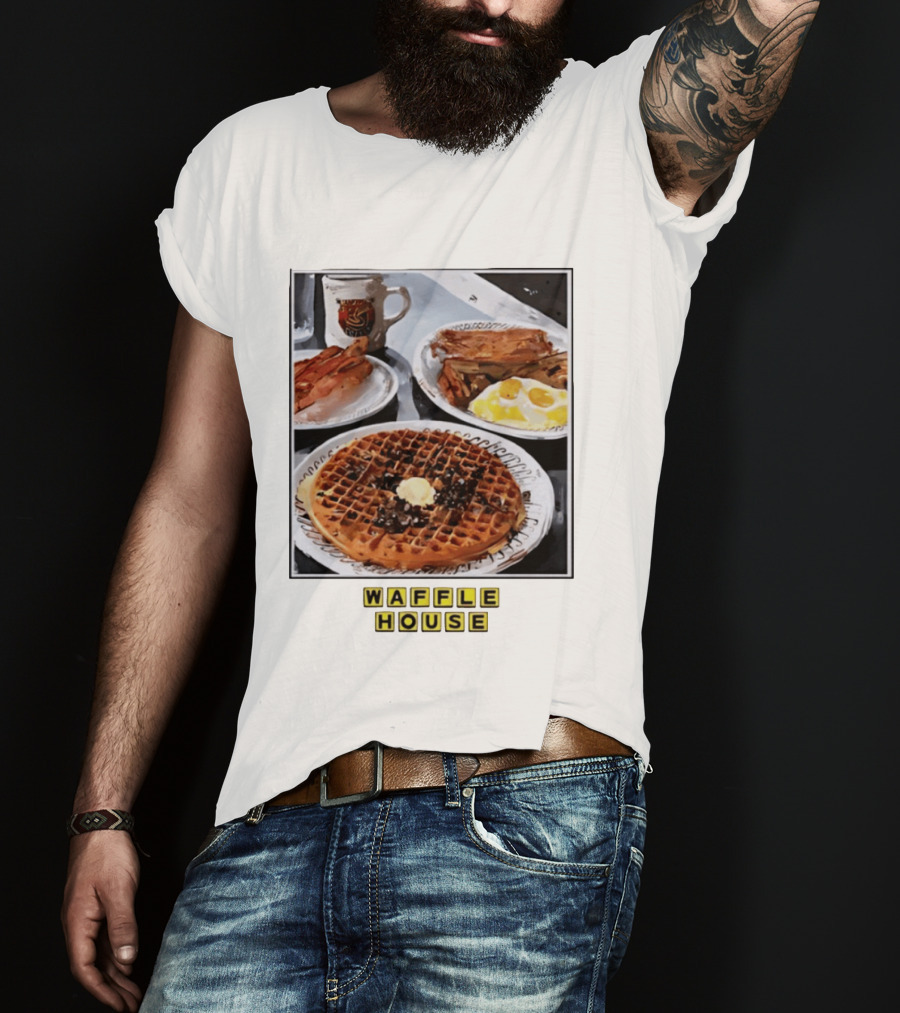 Onward Reserve Waffle House Breakfast Waffle Eggs Bacon T-Shirt