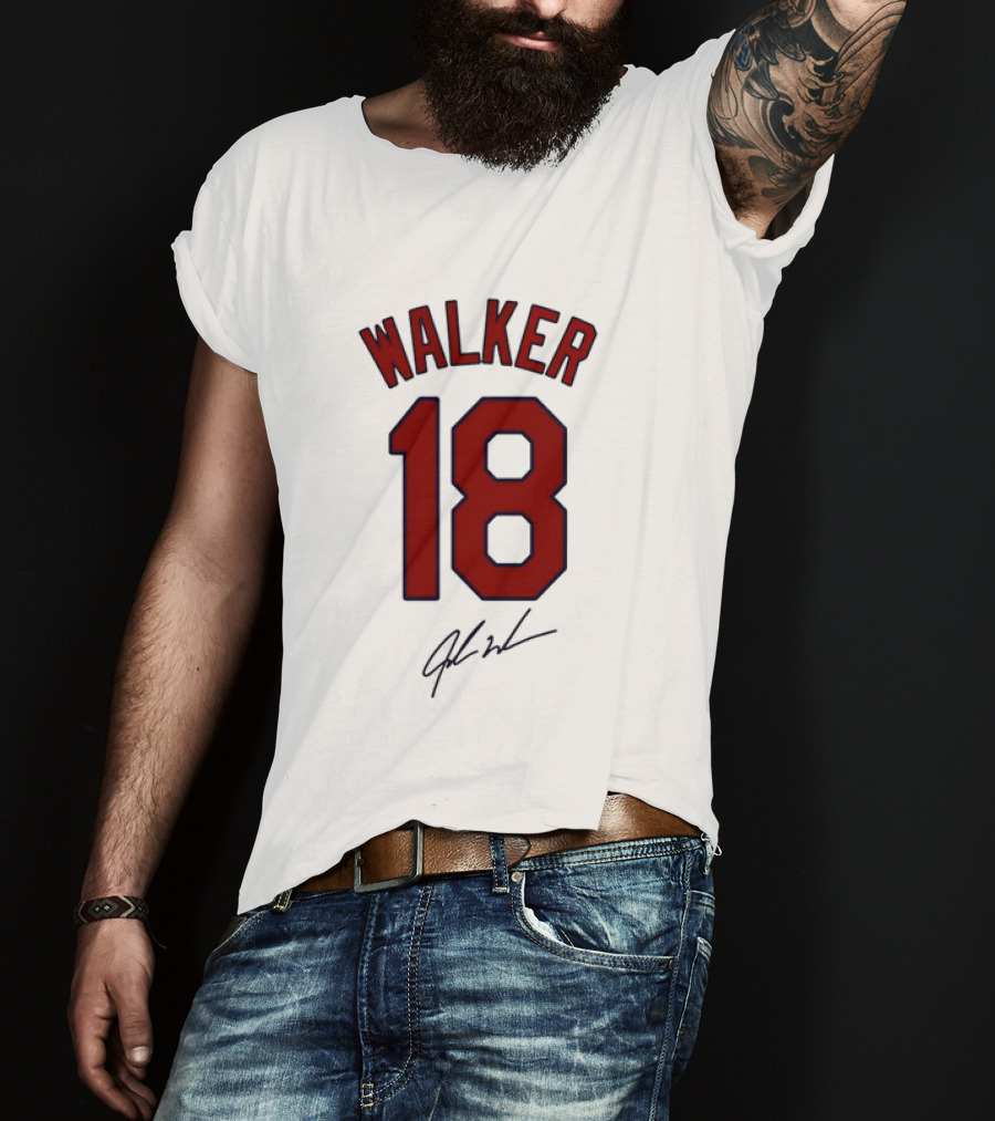 Walker 18 St Louis Cardinals Signature T-Shirt
