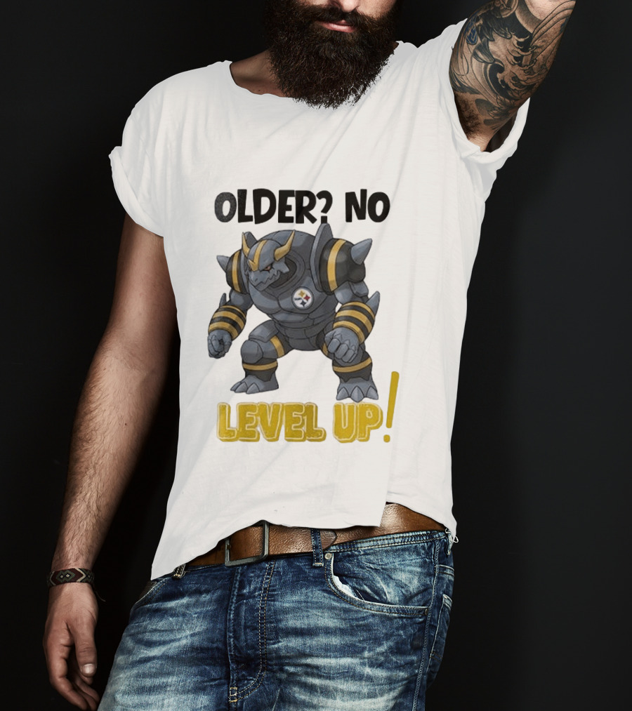 Pittsburgh Steelers X Pokémon 30th Anniversary Older No Level Up T-Shirt