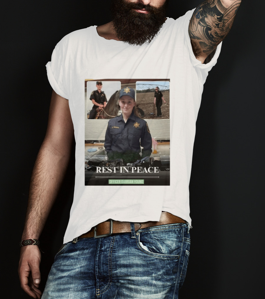 Rest In Peace Officer D. Young Memorial T-Shirt