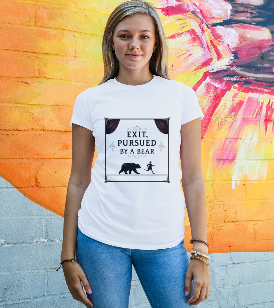 William Shakespeare The Winters Tale Exit Pursued By A Bear T-Shirt