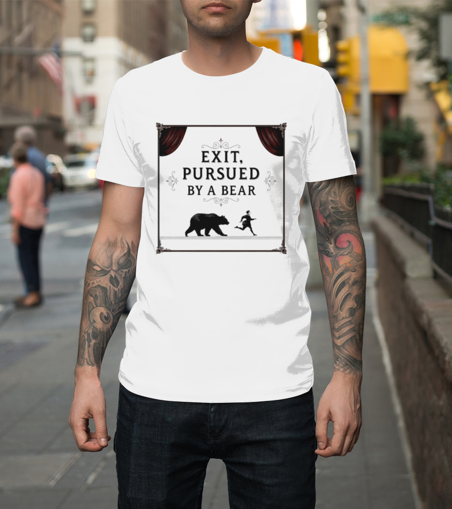 William Shakespeare The Winters Tale Exit Pursued By A Bear T-Shirt