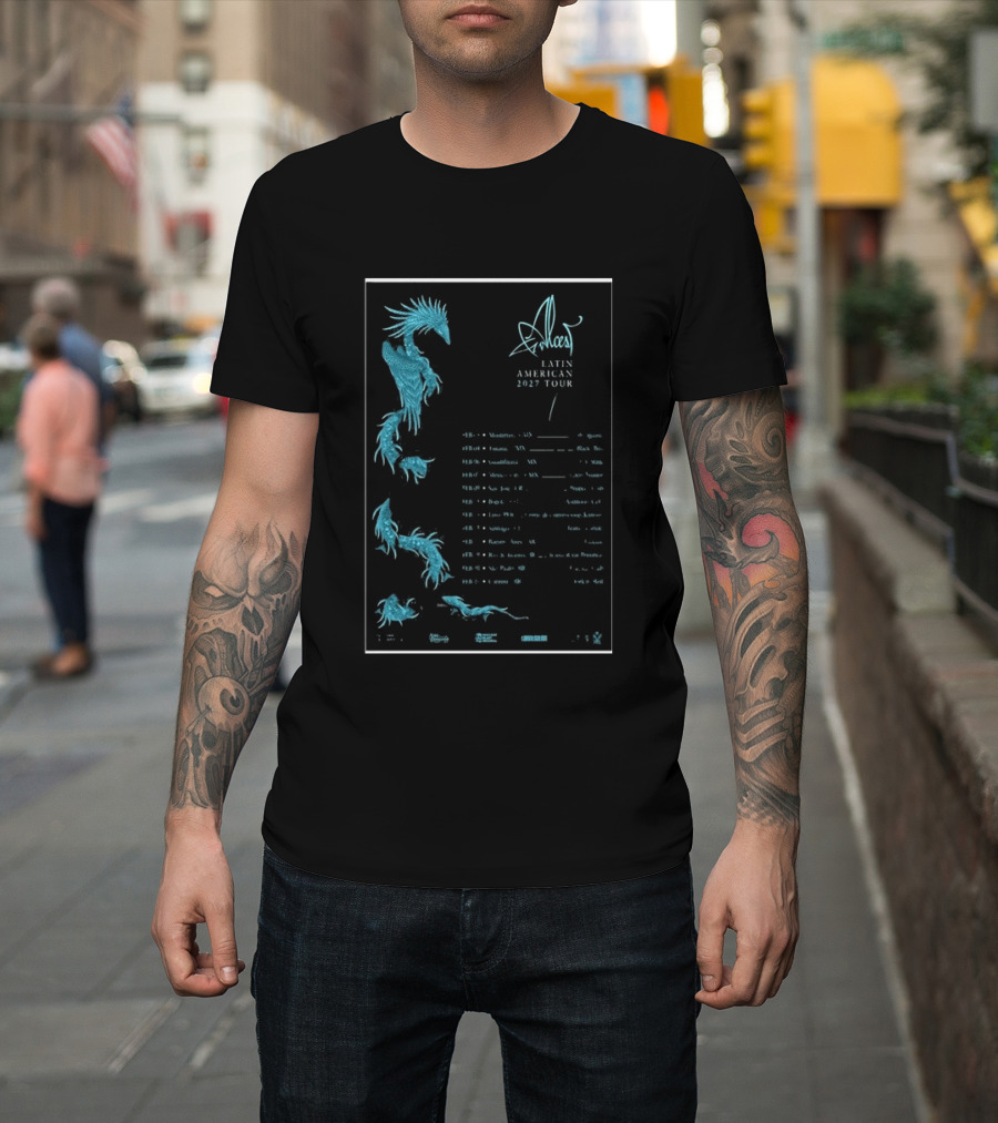 Alcest Latin American Tour 2027 Dates And Locations With Mythical Dragon T-Shirt