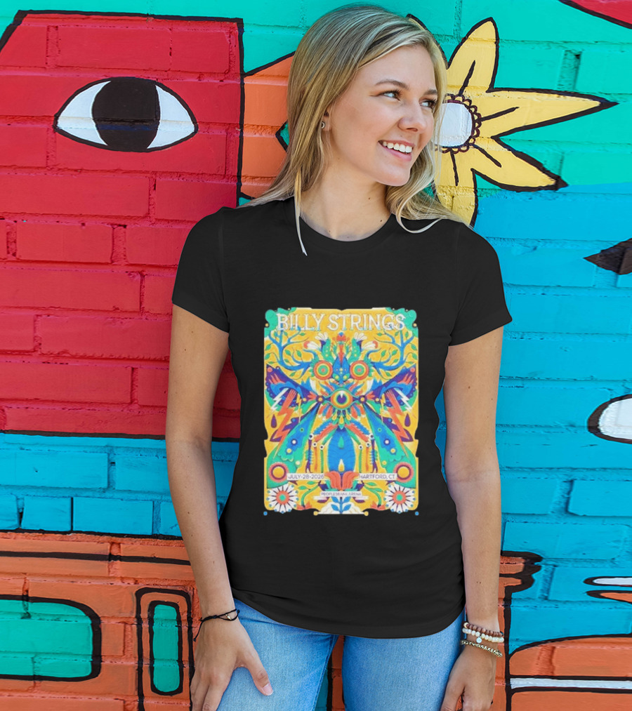 Billy Strings PeoplesBank Arena Hartford CT July 28 2026 T-Shirt