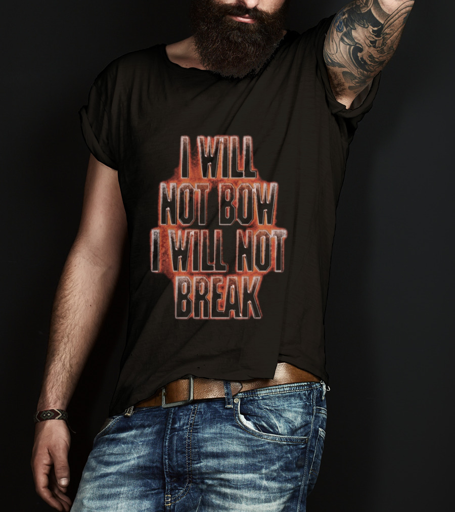 Breaking Benjamin Merchandise I Will Not Bow I Will Not Break T-Shirt