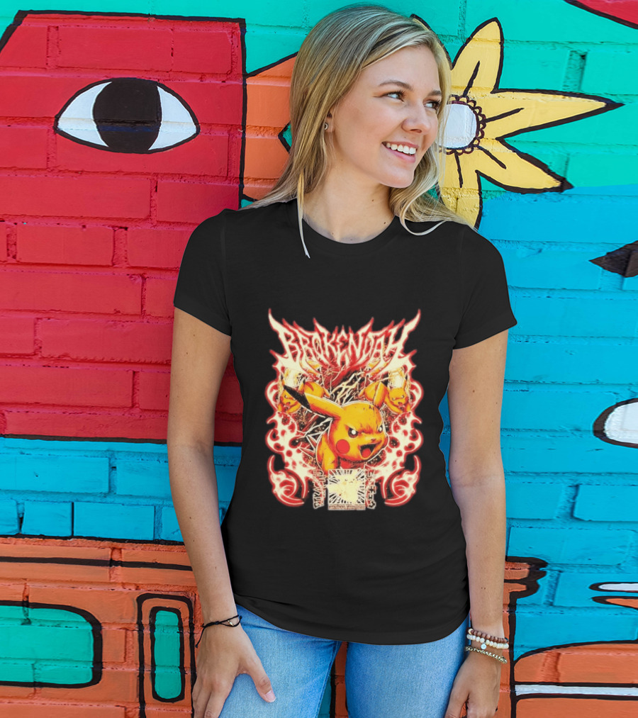 Brokendah High Voltage Pikachu Pokémon Electric Burst T-Shirt