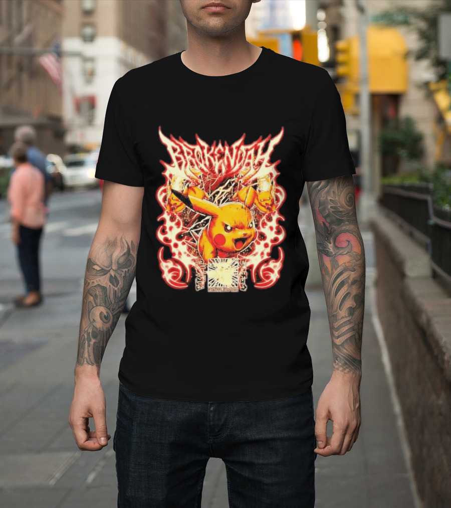 Brokendah High Voltage Pikachu Pokémon Electric Burst T-Shirt