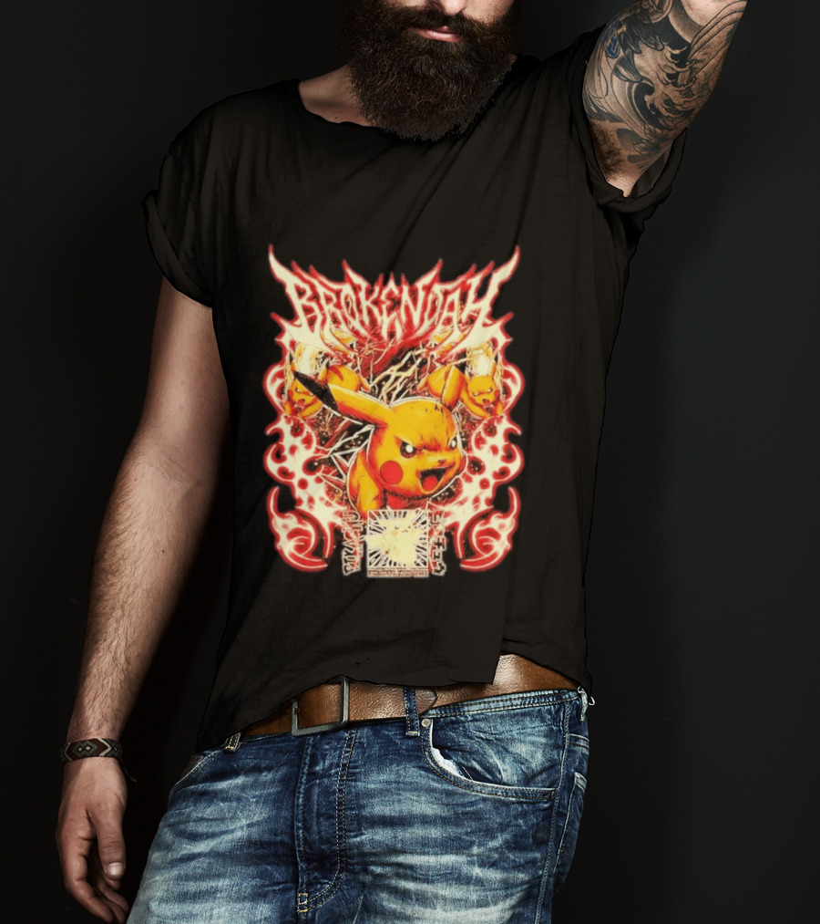 Brokendah High Voltage Pikachu Pokémon Electric Burst T-Shirt